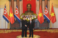 [Ảnh] Toàn cảnh lễ đón chính thức Chủ tịch Triều Tiên Kim Jong-un tại Phủ Chủ tịch