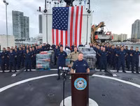 [Ảnh] Tàu ngầm ‘quan tài’ chở ma tuý xuyên đại dương bị Tây Ban Nha ‘tóm sống’