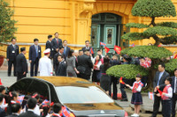 [Ảnh] Toàn cảnh lễ đón chính thức Chủ tịch Triều Tiên Kim Jong-un tại Phủ Chủ tịch