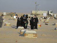 [Ảnh] Bức tranh đại dịch Covid-19 nhìn từ nghĩa trang lớn hàng đầu thế giới