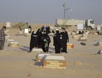 [Ảnh] Bức tranh đại dịch Covid-19 nhìn từ nghĩa trang lớn hàng đầu thế giới