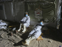 [Ảnh] Bức tranh đại dịch Covid-19 nhìn từ nghĩa trang lớn hàng đầu thế giới