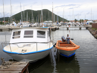 [Ảnh] Người Mỹ hối hả trong guồng quay chống đỡ siêu bão Dorian