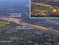 [Ảnh] Máy bay Ấn Độ trượt khỏi đường băng khi hạ cánh, ít nhất 17 người thiệt mạng