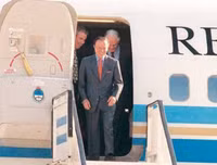 [Ảnh] Khi chuyên cơ chở nguyên thủ gặp 