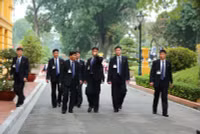 [Ảnh] Toàn cảnh lễ đón chính thức Chủ tịch Triều Tiên Kim Jong-un tại Phủ Chủ tịch