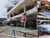 [Ảnh] Động đất 6,5 độ richter ở Philippines, Tổng thống Duterte an toàn dù tư dinh bị nứt