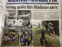 [Ảnh] Động đất 6,5 độ richter ở Philippines, Tổng thống Duterte an toàn dù tư dinh bị nứt