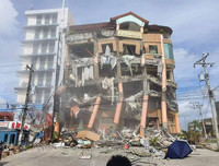 [Ảnh] Động đất 6,5 độ richter ở Philippines, Tổng thống Duterte an toàn dù tư dinh bị nứt