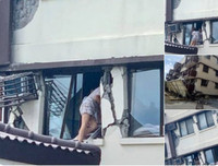 [Ảnh] Động đất 6,5 độ richter ở Philippines, Tổng thống Duterte an toàn dù tư dinh bị nứt