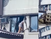 [Ảnh] Động đất 6,5 độ richter ở Philippines, Tổng thống Duterte an toàn dù tư dinh bị nứt