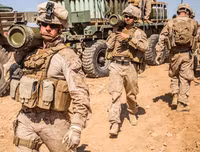 [Ảnh] Không còn gì sau khi Mỹ đặt bom tự phá hủy căn cứ ở Bắc Syria