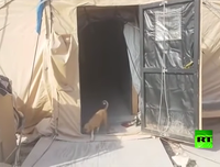 [Ảnh] Không còn gì sau khi Mỹ đặt bom tự phá hủy căn cứ ở Bắc Syria