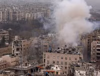 [Ảnh] Không còn gì sau khi Mỹ đặt bom tự phá hủy căn cứ ở Bắc Syria