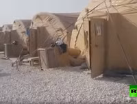 [Ảnh] Không còn gì sau khi Mỹ đặt bom tự phá hủy căn cứ ở Bắc Syria