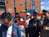 [Ảnh] Người biểu tình ủng hộ Hồng Kông và Trung Quốc đụng độ nhau ở nhiều nơi trên thế giới