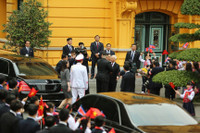 [Ảnh] Toàn cảnh lễ đón chính thức Chủ tịch Triều Tiên Kim Jong-un tại Phủ Chủ tịch