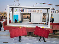 Hình ảnh mới nhất về xây dựng 2 bệnh viện chống đại dịch viêm phổi ở Vũ Hán