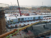 Hình ảnh mới nhất về xây dựng 2 bệnh viện chống đại dịch viêm phổi ở Vũ Hán