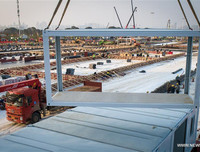 Hình ảnh mới nhất về xây dựng 2 bệnh viện chống đại dịch viêm phổi ở Vũ Hán