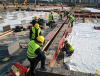 Hình ảnh mới nhất về xây dựng 2 bệnh viện chống đại dịch viêm phổi ở Vũ Hán