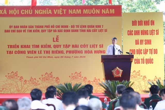 Thủ tướng Lê Minh Hưng phát biểu tại buổi lễ - Ảnh: VGP/Nhật Bắc