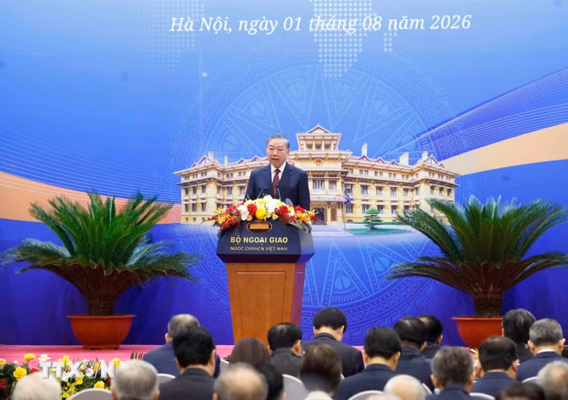 Tổng Bí thư, Chủ tịch nước Tô Lâm phát biểu. (Ảnh: Thống Nhất/TTXVN)