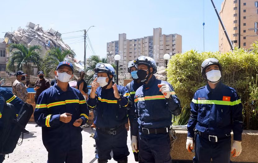 Quyết tâm tìm kiếm nạn nhân động đất Venezuela với bản lĩnh và tinh thần trách nhiệm cao nhất ảnh 1
