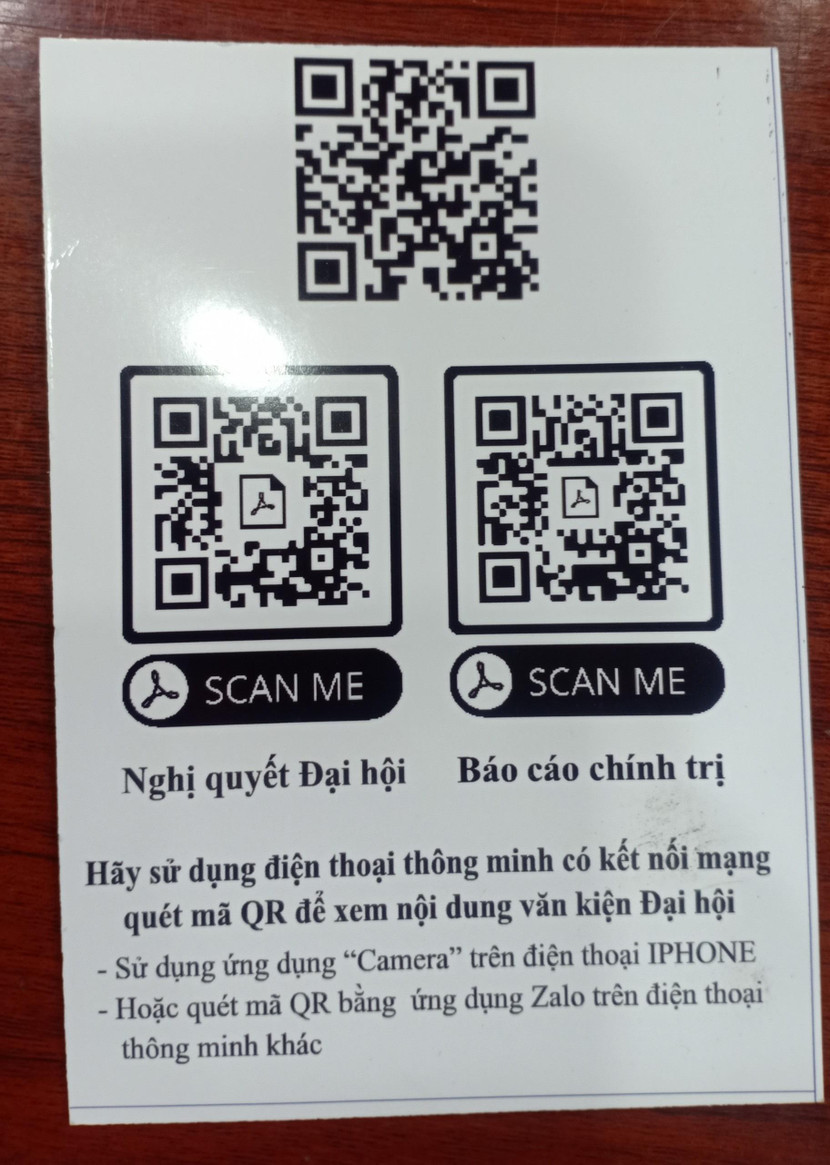 Thẻ tích hợp mã QR