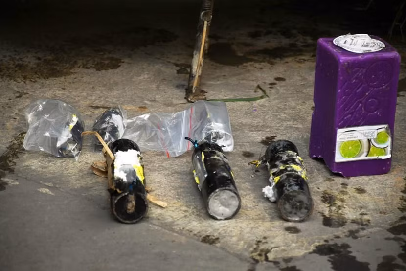 Ba quả nổ cơ quan Công an thu giữ của đối tượng Vũ