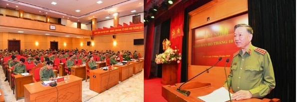 Bộ trưởng Tô Lâm phát biểu chỉ đạo tại hội nghị