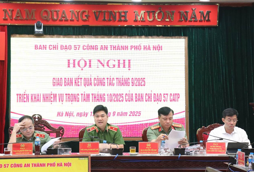 Thiếu tướng Dương Đức Hải, Phó Giám đốc CATP điều hành phần tham luận