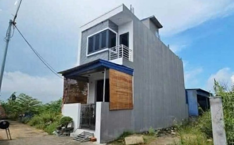 Ngôi nhà 2 tầng xây nhầm trên đất người khác ở phường Thiên Hương, Hải Phòng