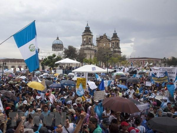 Biểu tình ở Guatemala Biểu tình ở Guatemala
