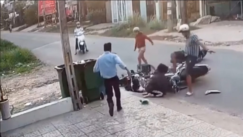 Lê Tấn Thành lao vào hành hung nữ sinh ở Bình Dương sau va chạm giao thông