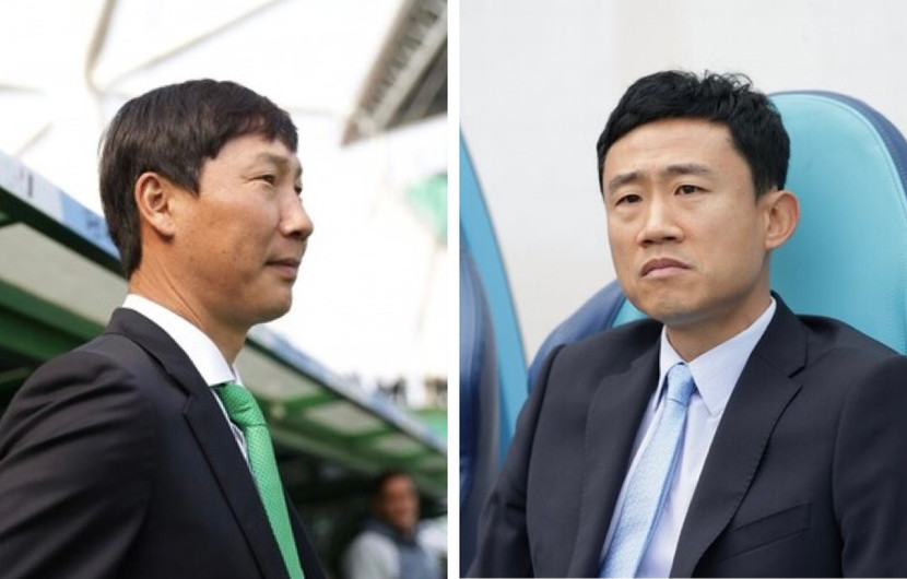 Trợ lý Choi Won-kwon (phải) sẽ cùng 11 trợ lý khác giúp việc cho HLV trưởng Kim sang-sik Trợ lý Choi Won-kwon (phải) sẽ cùng 11 trợ lý khác giúp việc cho HLV trưởng Kim sang-sik