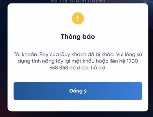 Đối tượng lừa đảo cố tình nhập khẩu sai mật khẩu khiến tài khoản ngân hàng điện tử của khách hàng bị khóa