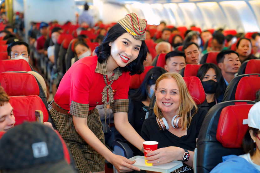 Các chuyến bay Vietjet sẽ mang đến nhiều hoạt động giải trí đặc sắc chào đón mùa lễ hội lớn nhất năm