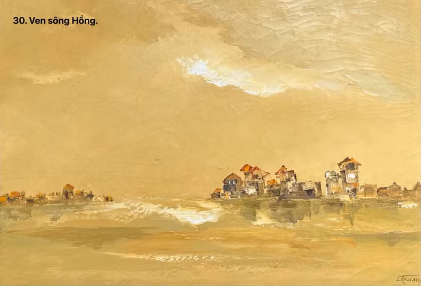 Một trong những tác phẩm sẽ được trưng bày tại triển lãm "Nghệ Du"