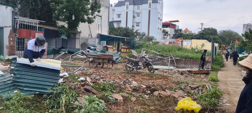 Khu vực hình thành các công trình xây dựng không phép Khu vực hình thành các công trình xây dựng không phép