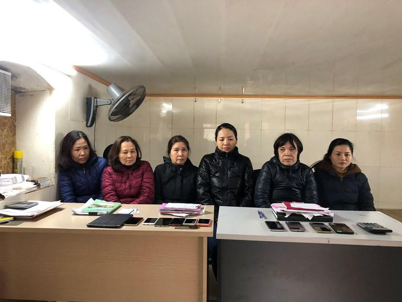 Các đối tượng trong vụ án