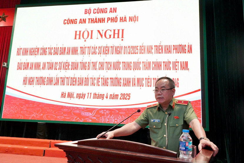 Ngày 11-4, Thiếu tướng Nguyễn Thanh Tùng chủ trì hội nghị triển khai Phương án bảo đảm an ninh, an toàn chuyến thăm chính thức Việt Nam của Tổng Bí thư, Chủ tịch nước Trung Quốc Tập Cận Bình; và Hội nghị thượng đỉnh lần thứ tư Diễn đàn đối tác về tăng trưởng xanh và mục tiêu toàn cầu - P4G.