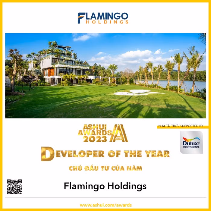 Nhà thầu Flamingo Holdings đạt danh hiệu "Chủ đầu tư của năm" Nhà thầu Flamingo Holdings đạt danh hiệu "Chủ đầu tư của năm"