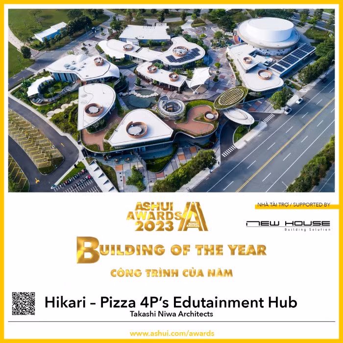 Khu phức hợp giáo dục giải trí Hikari – 4P’s đạt giải Công trình của năm Khu phức hợp giáo dục giải trí Hikari – 4P’s đạt giải Công trình của năm