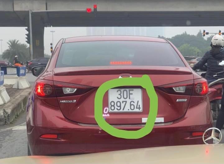 Lái xe che biển số từ 30E thành 30F nhằm tránh bị phạt nguội