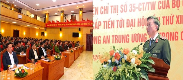 Đại tướng - Bộ trưởng Tô Lâm phát biểu chỉ đạo tại hội nghị