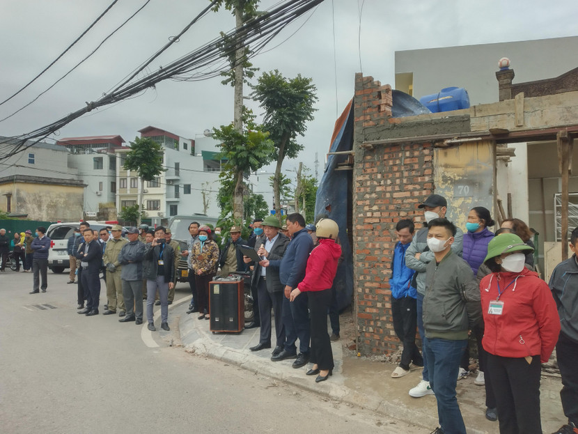 Cơ quan chức năng thông báo Quyết định cưỡng chế