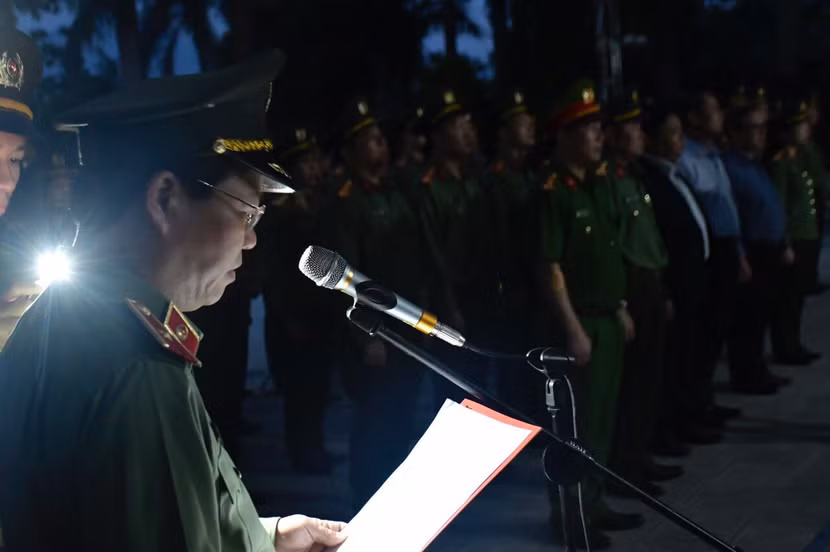 Hành trình “Nghĩa tình biên giới” của cán bộ chiến sỹ Phòng tham mưu Công an Hà Nội ảnh 1