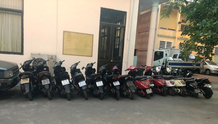 Số tang vật bị cơ quan Công an thu giữ Số tang vật bị cơ quan Công an thu giữ