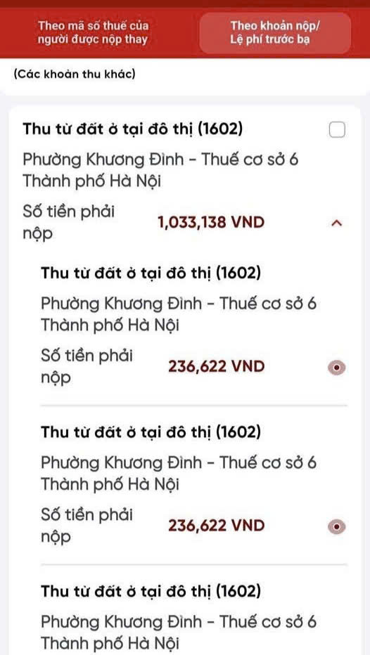 Nhiều người bị ghi nợ thuế nhiều năm, dù đã đóng thuế đầy đủ